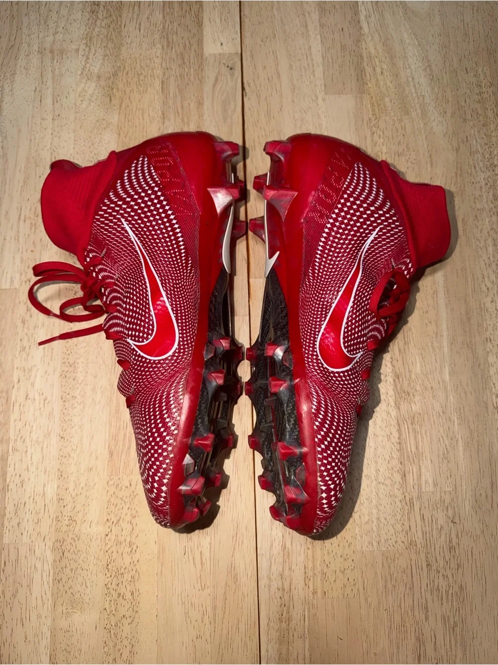 Nike Vapor Untouchable Pro 3 Size 13 Football Cleats University Red 917165-600